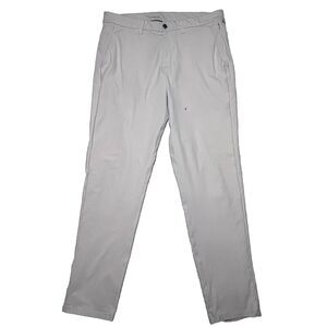 Lululemon Men’s Commission Pants Size 36 Khaki Tan Warpstreme ABC Golf Chinos